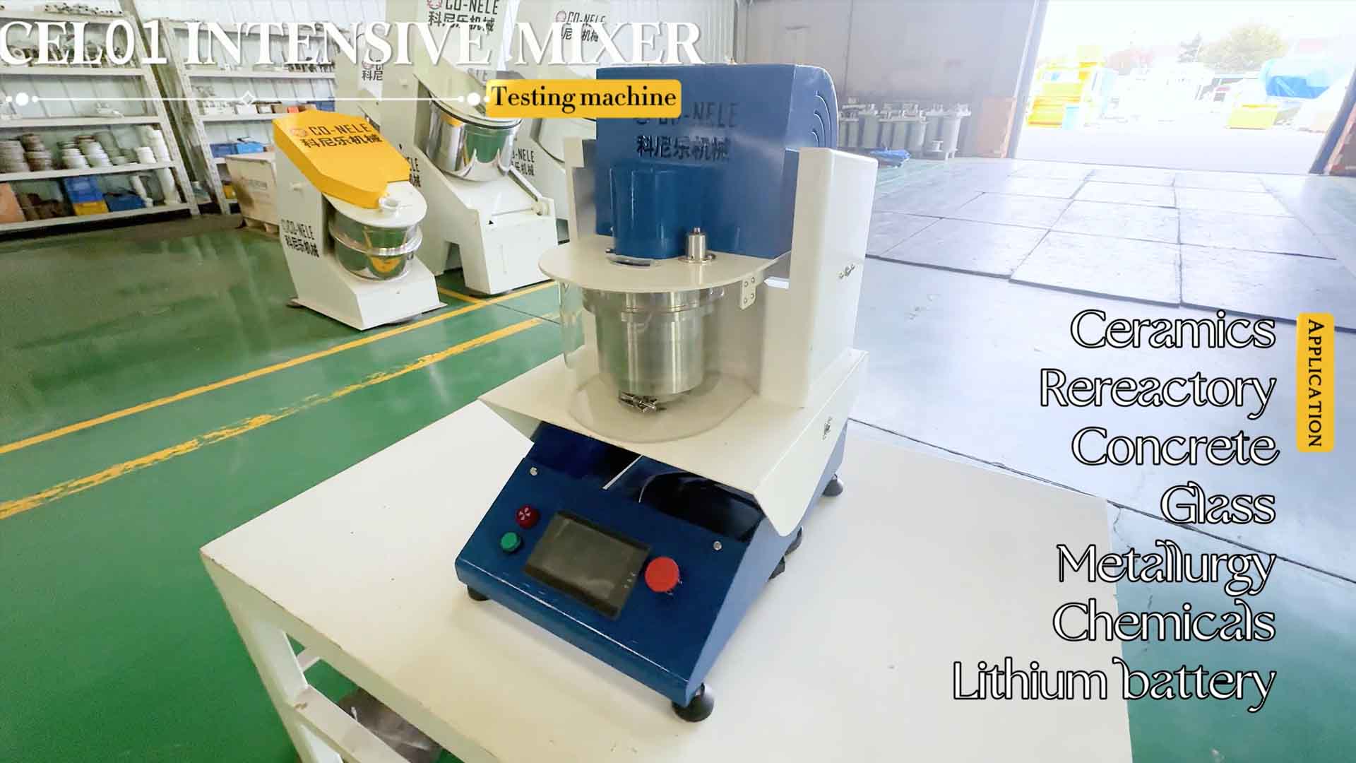 cel01 laboratory intensive mixer video